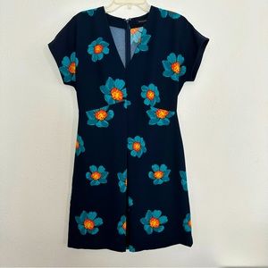 NWT Banana Republic navy floral dress